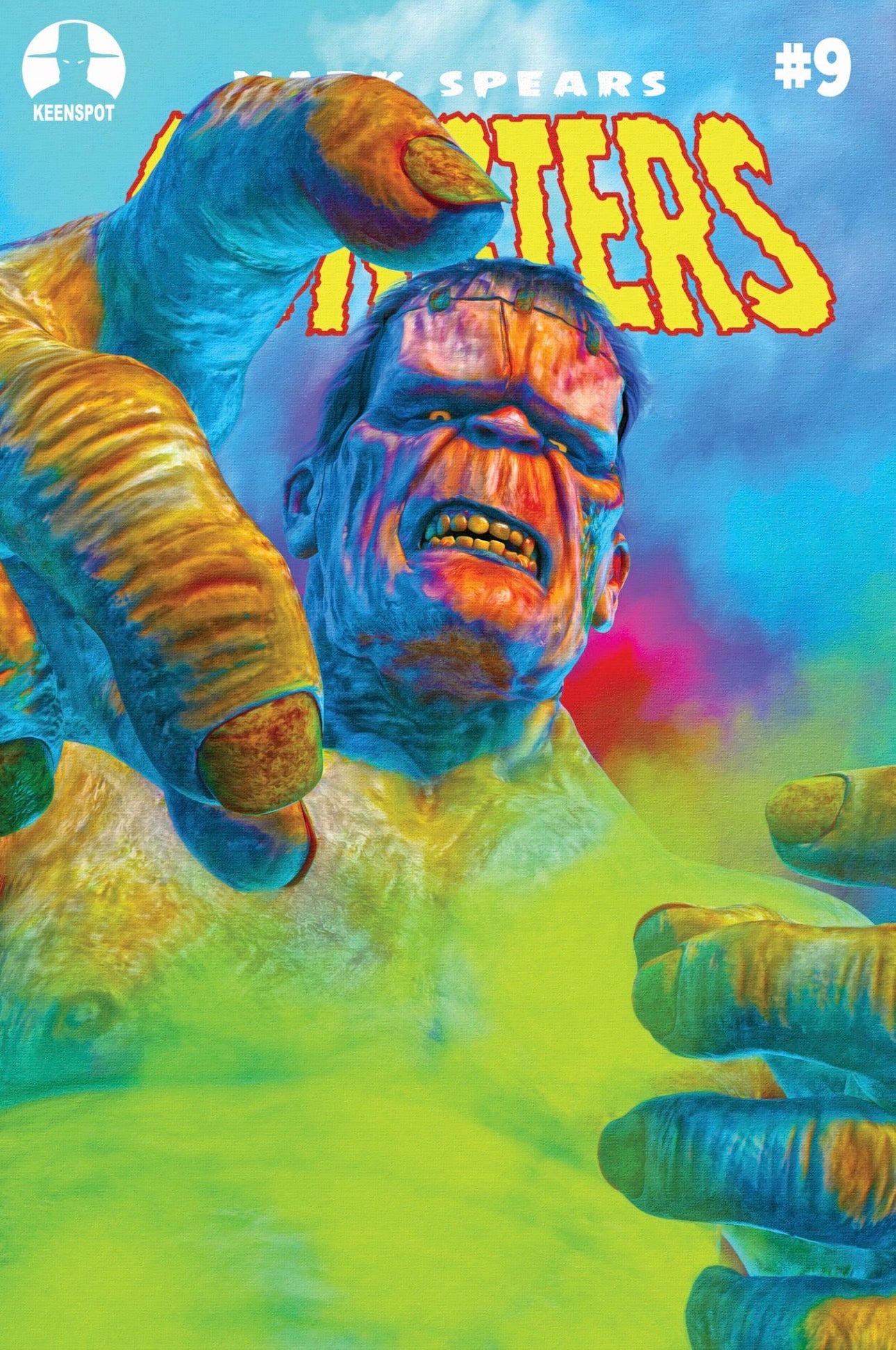 100 Print Run - Mark Spears Monsters #9 Exclusive MegaCon Frankenstein Foil