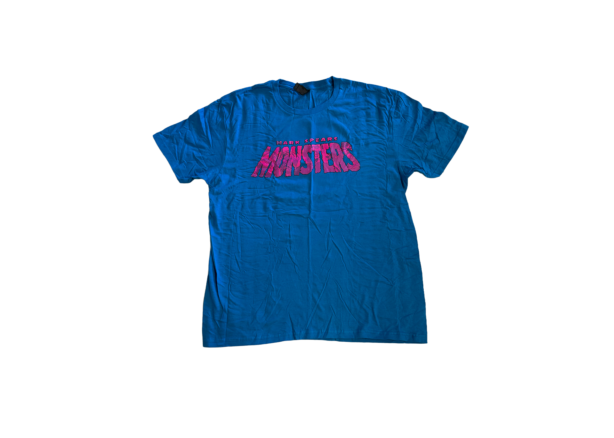 Mark Spears Monsters T-Shirt Blue and Pink