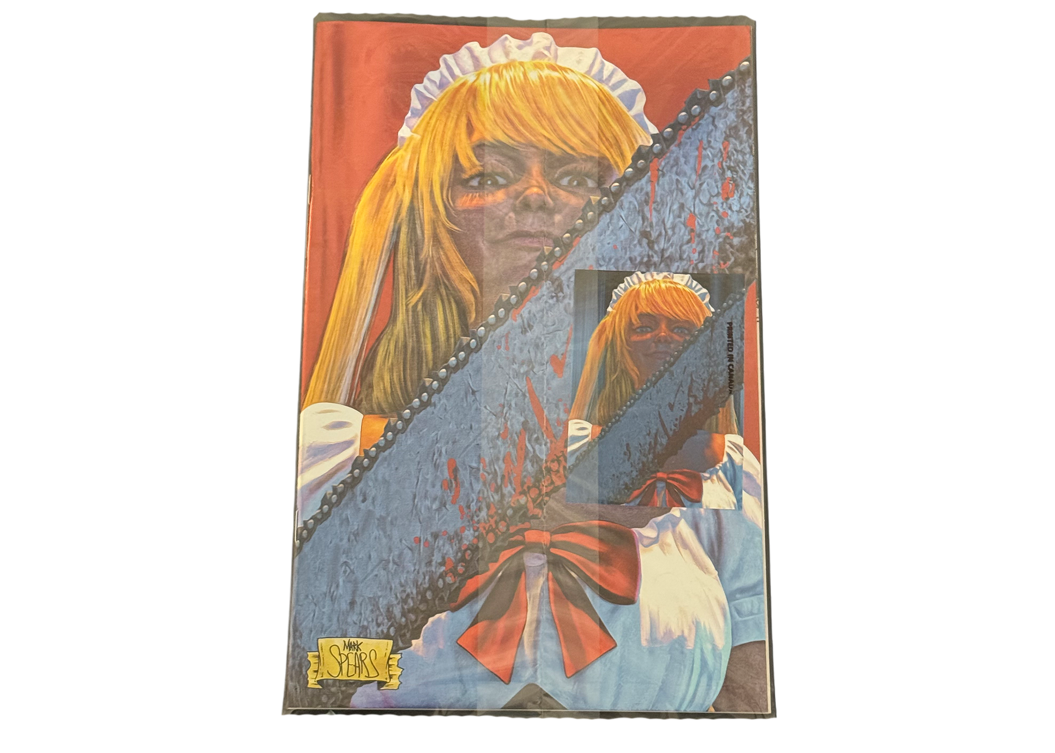 Maid Cafe #1 Cover C FOIL Virgin Variant WITH Random Trading Card