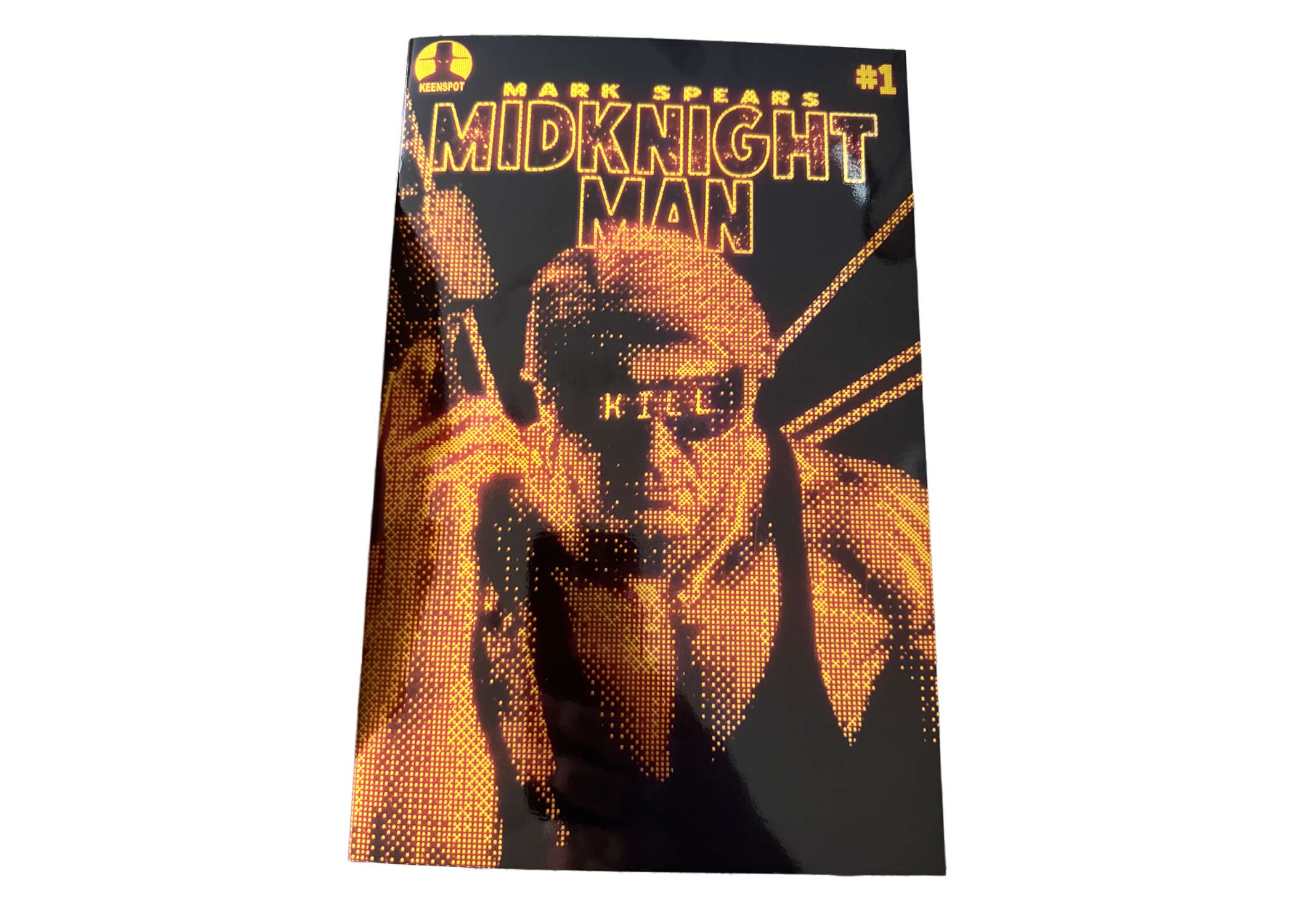 GOLD CHROME SIGNED - MidKnight Man #1 Terminal Cover