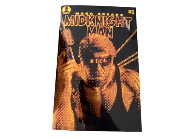 GOLD CHROME SIGNED - MidKnight Man #1 Terminal Cover