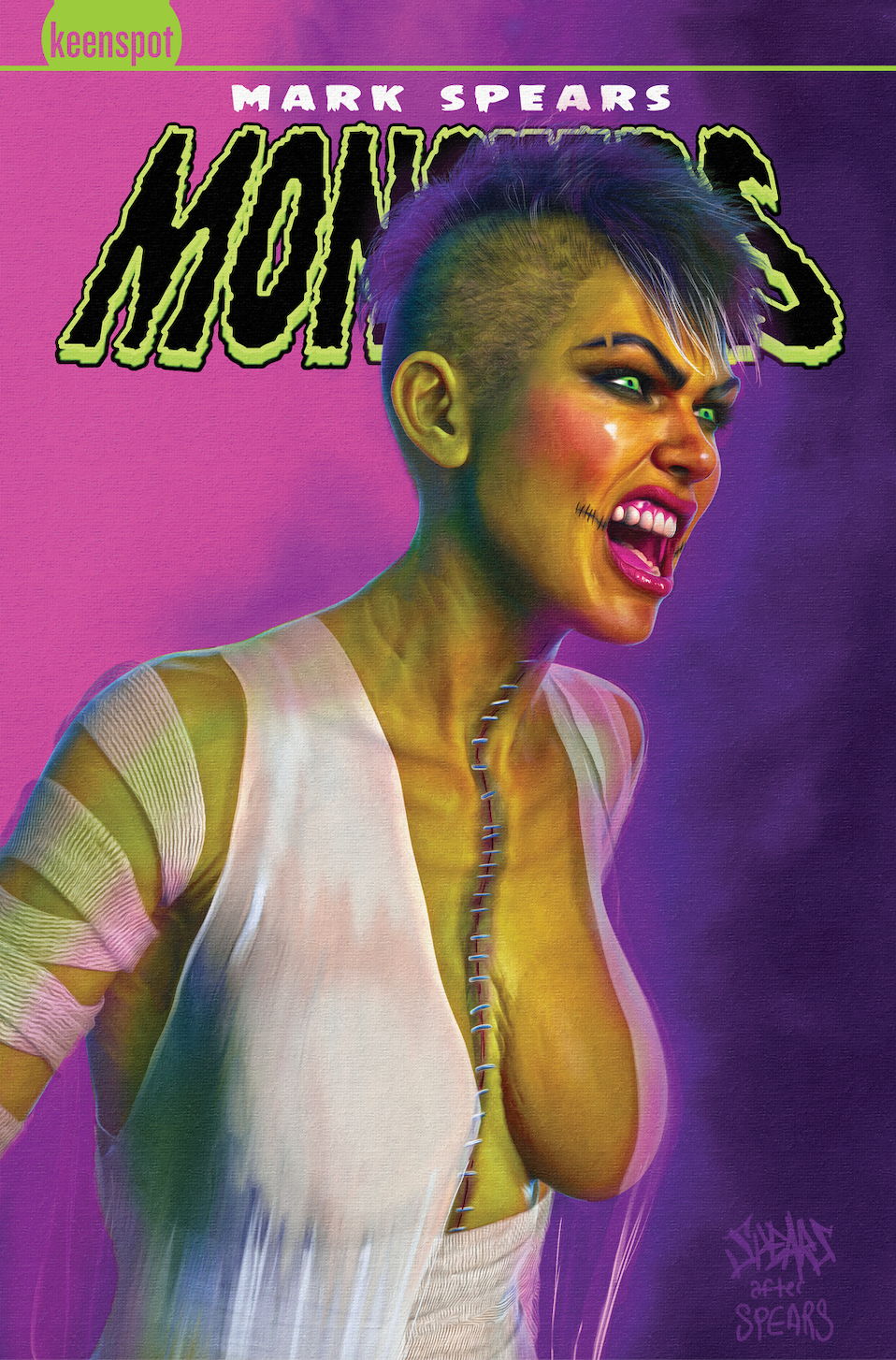 Mark Spears Monsters #5 PUNK Bride Exclusive Cardstock Only 100 Made