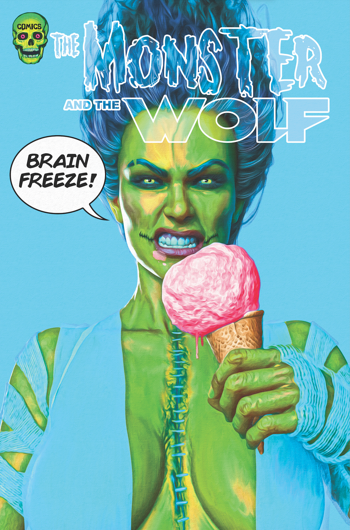SIGNED & NUMBERED on back - Monster and the Wolf Kickstarter Foil #1