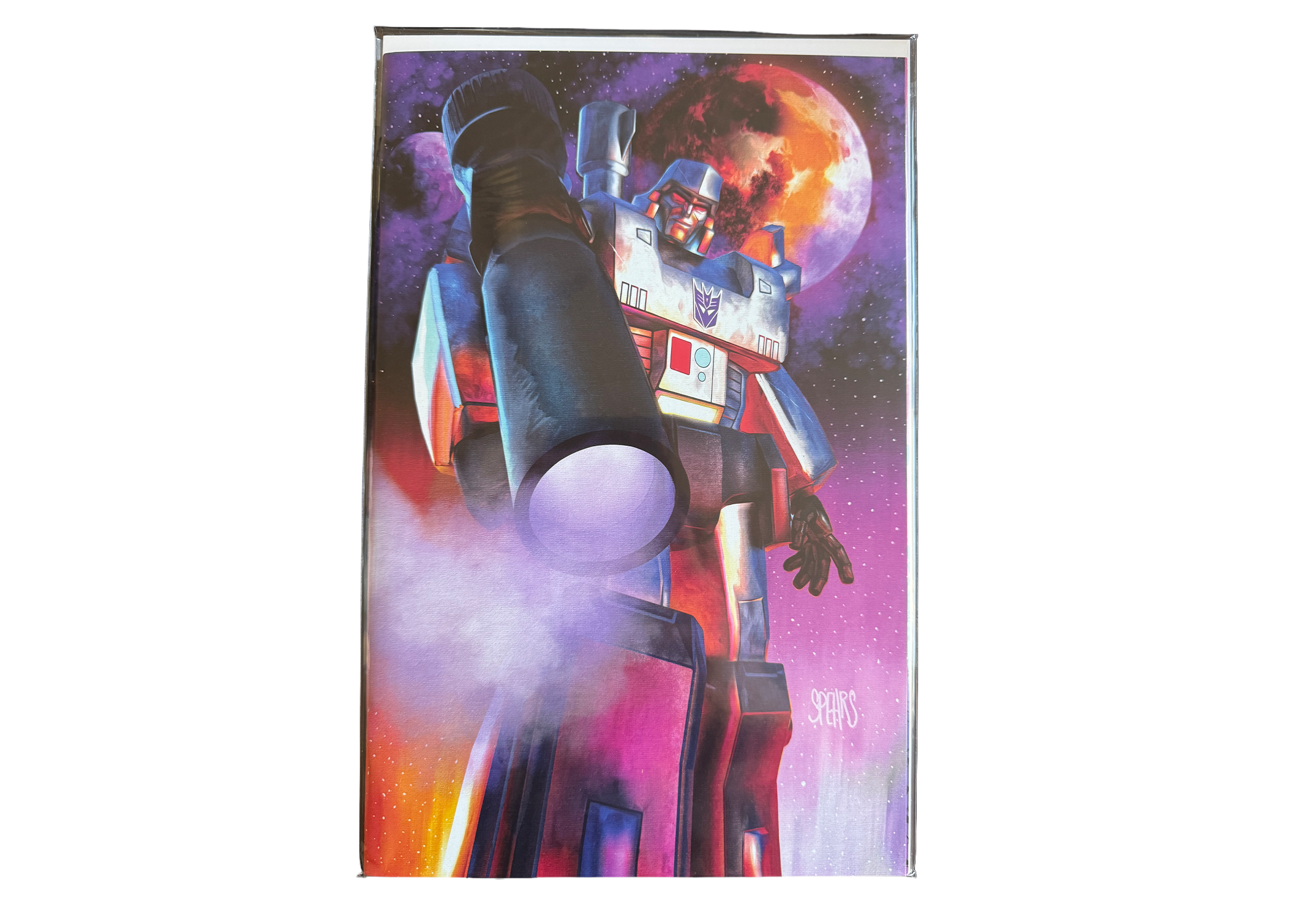 Transformers #19 Mark Spears Exclusive Cover Megatron