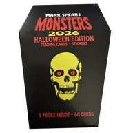 Mark Spears Monsters 2026 Halloween Edition Trading Cards Blaster Box (3 Packs Inside)