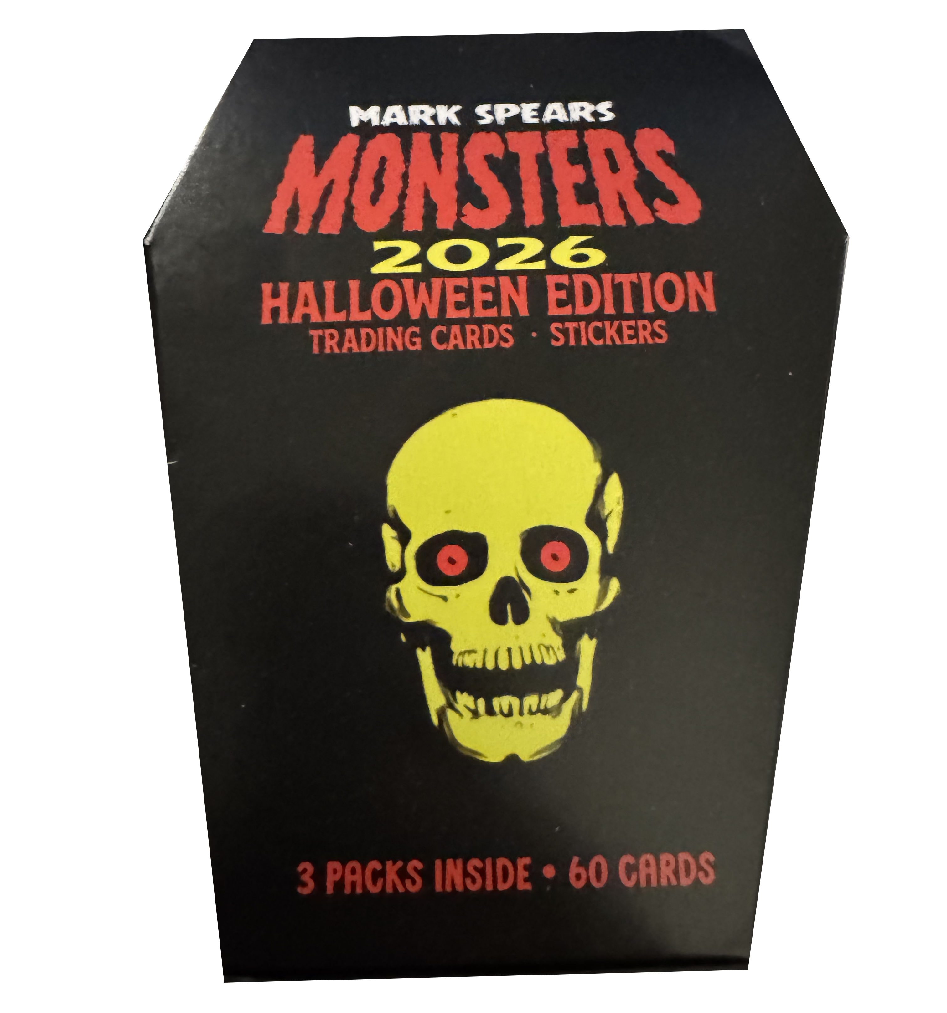 Mark Spears Monsters 2026 Halloween Edition Trading Cards Blaster Box (3 Packs Inside)