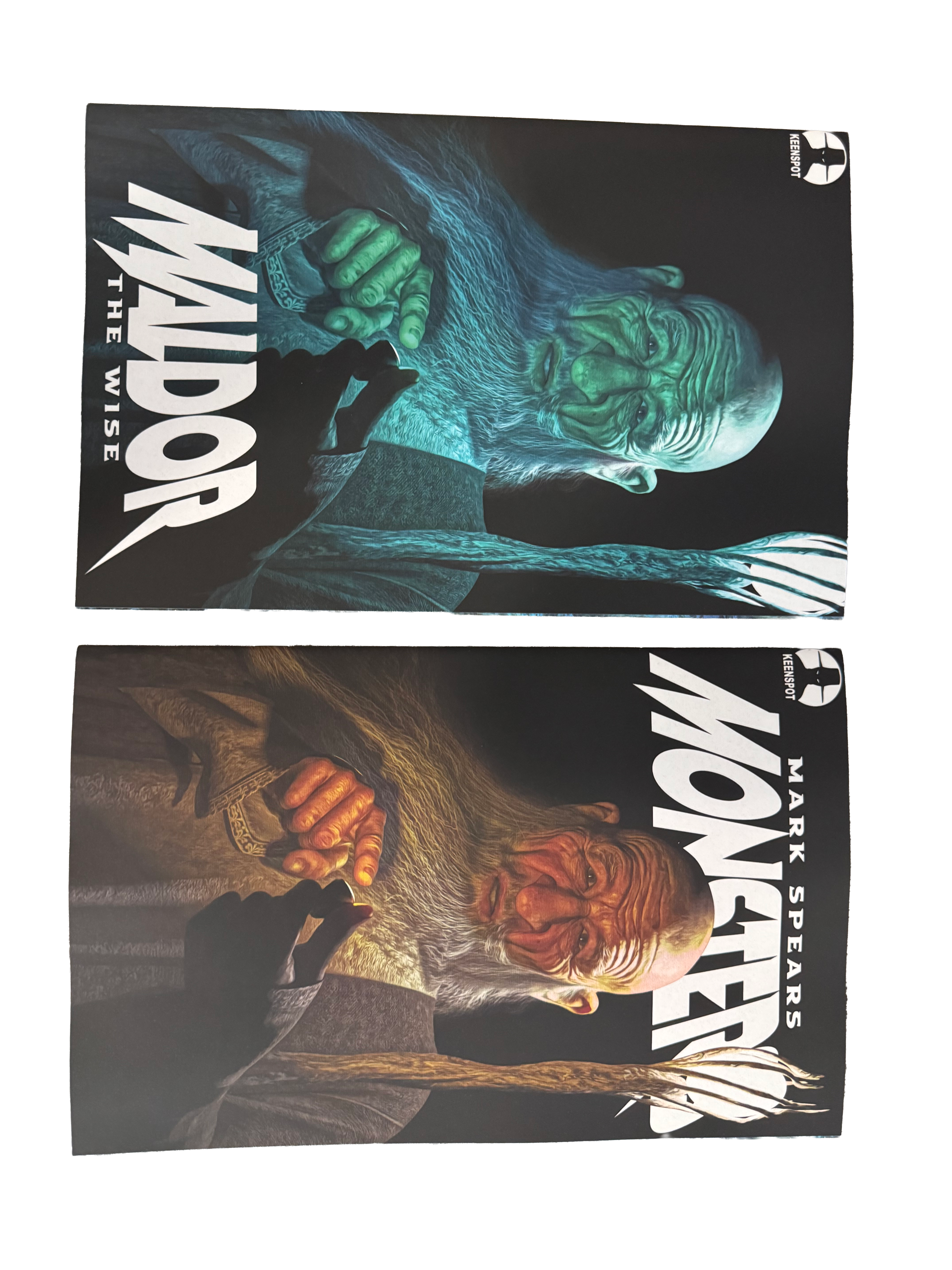 SIGNED IN CHROME - Exclusive Monster SET - Mark Spears Monsters #10 Exclusive Cardstock Matte