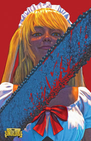 Maid Cafe #1 Cover C FOIL Virgin Variant WITH Random Trading Card