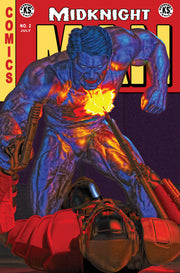 Mark Spears MIDKNIGHT MAN #2 Metal Exclusive EC Homage Exclusive