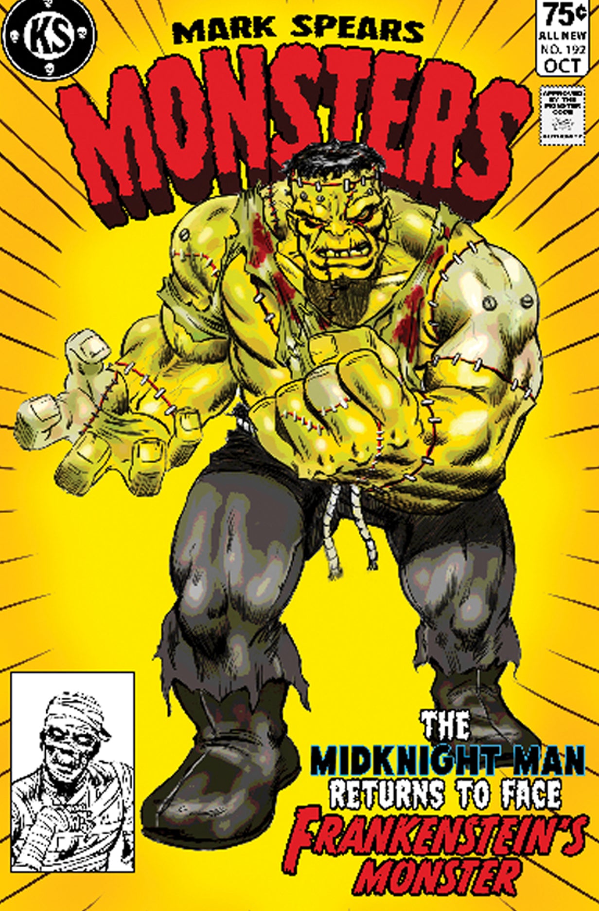 Mark Spears Monsters #9 RETRO Cover Expo Exclusive Matte Cardstock