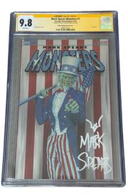 CGC 9.8 Mark Spears Monsters #1 SIGNED FOIL Discord Exclusive